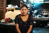 Gloria, 18, is being supported with cash and voucher assistance