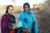Najma, 11, and her best friend hope to go back to school one day