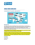 SOCIAL MEDIA GUIDELINES: Hungriest Places on Earth